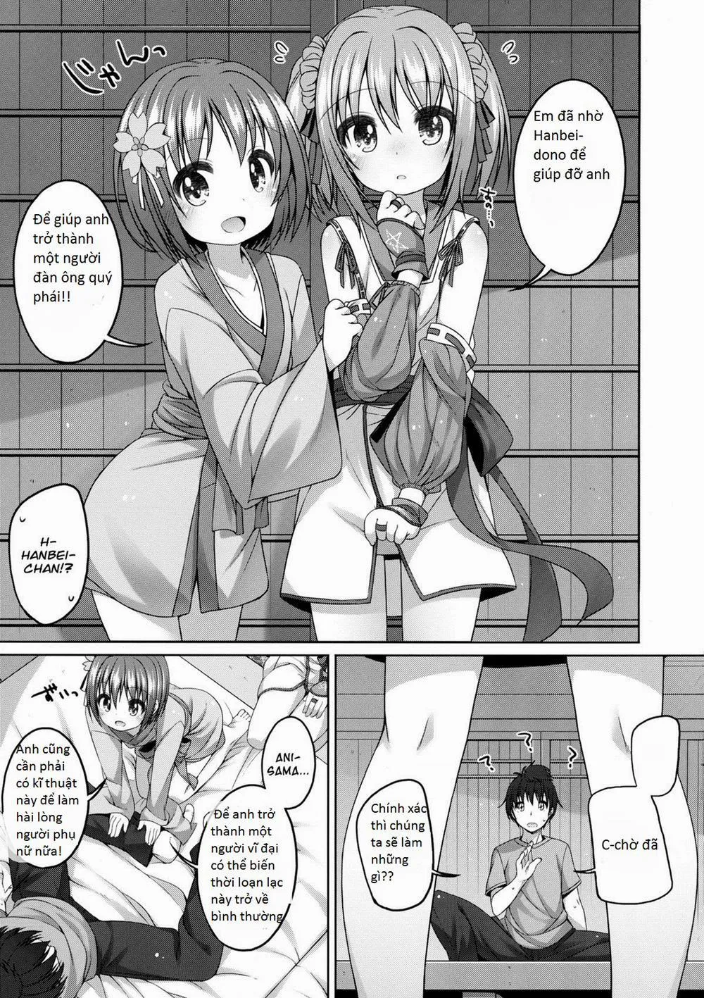 HentaiVN.net - Ảnh 6 - Nene-chan to Hanbei-chan (Oda Nobuna no Yabou) - Chap 1