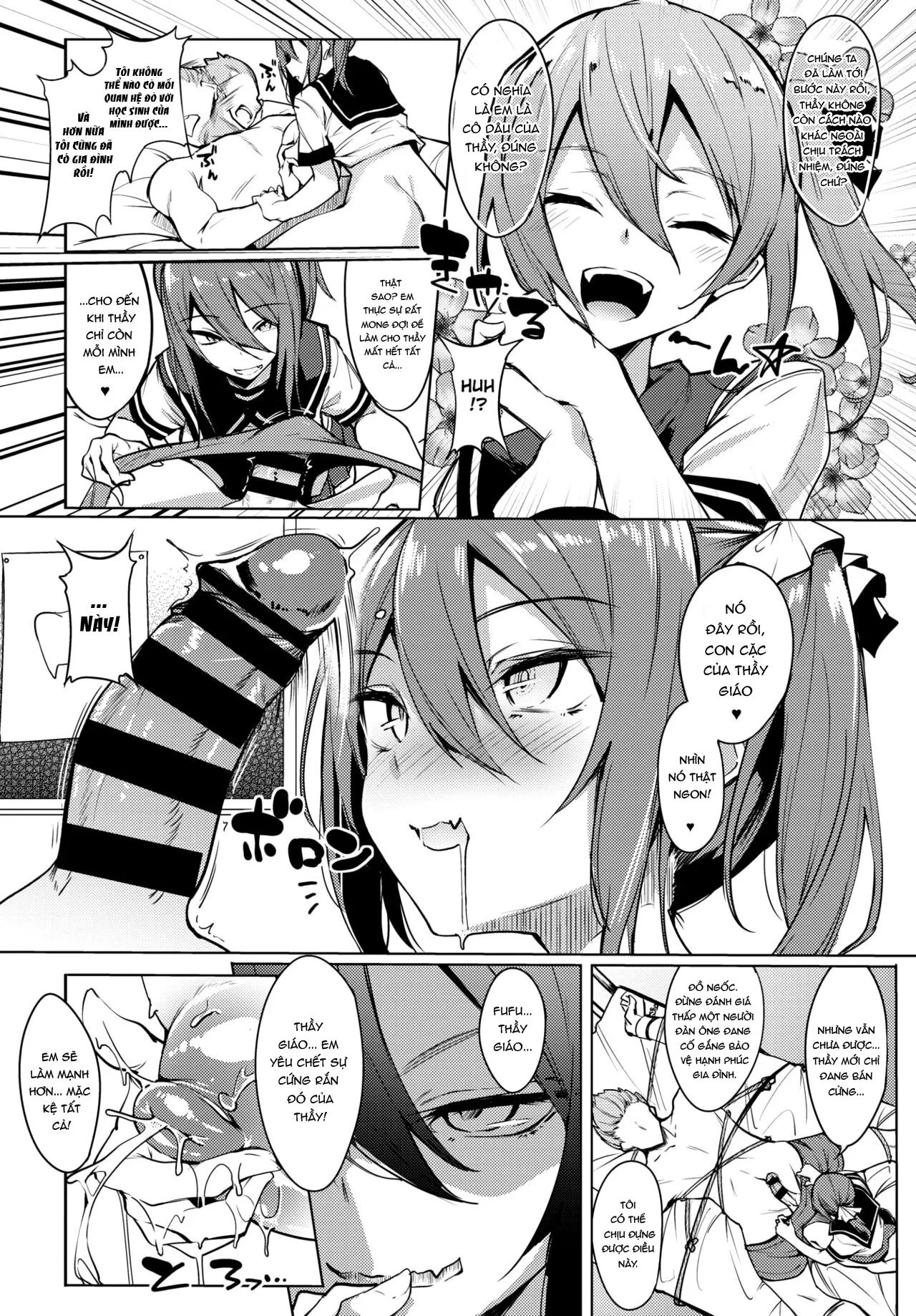 HentaiVN.net - Ảnh 6 - Sensei có thể hơn thế được không ạ? [Sensei Okashite Mo Ii Desu ka?] - Chap 1
