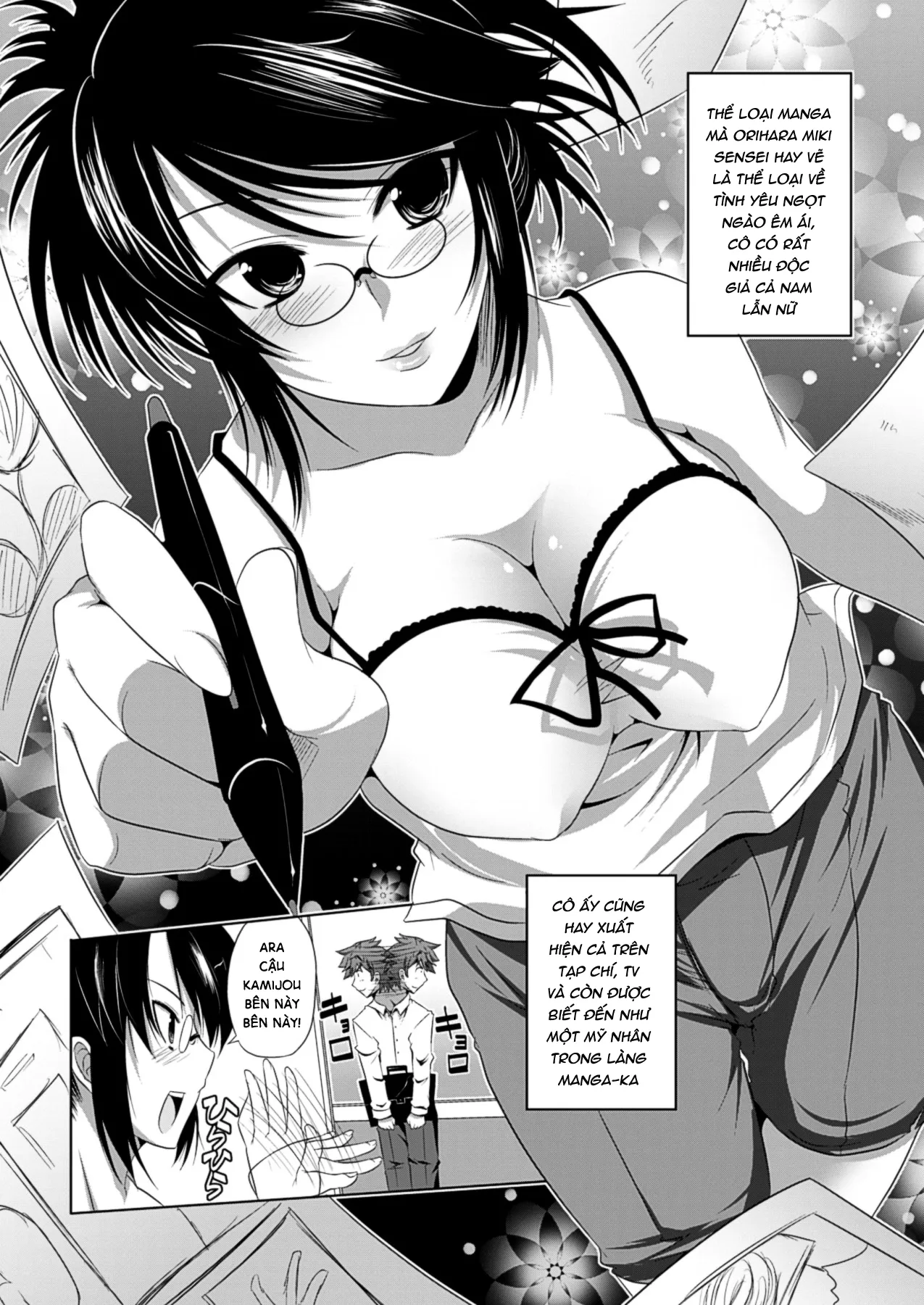HentaiVN.net - Ảnh 3 - Trải nghiệm làm họa sĩ cùng các em họa sĩ xinh đẹp [美人マンガ家とふしだらアシスタンツ, The Pretty Manga-ka and her Slutty Assistants] - Chap 1