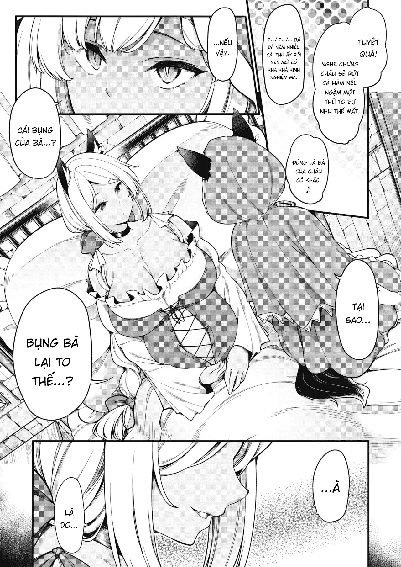 HentaiVN.net - Ảnh 9 - Akazukin no Yari○n Obaachan [Little Red Riding Hood’s Slut Grandma] - Chap 1