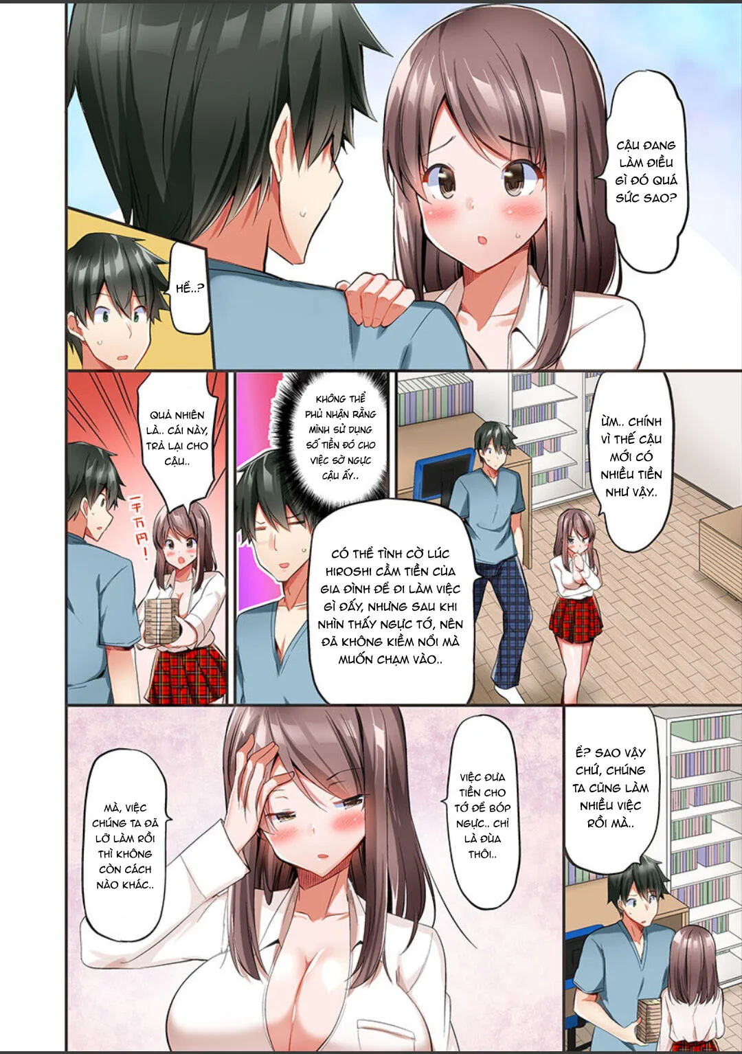 HentaiVN.net - Ảnh 15 - Câu chuyện dùng 1000man để chạm vào ngực! [私、16時間イカされました…〜1分1万円のおっぱい募金に1000万円払った話] - Chap 4