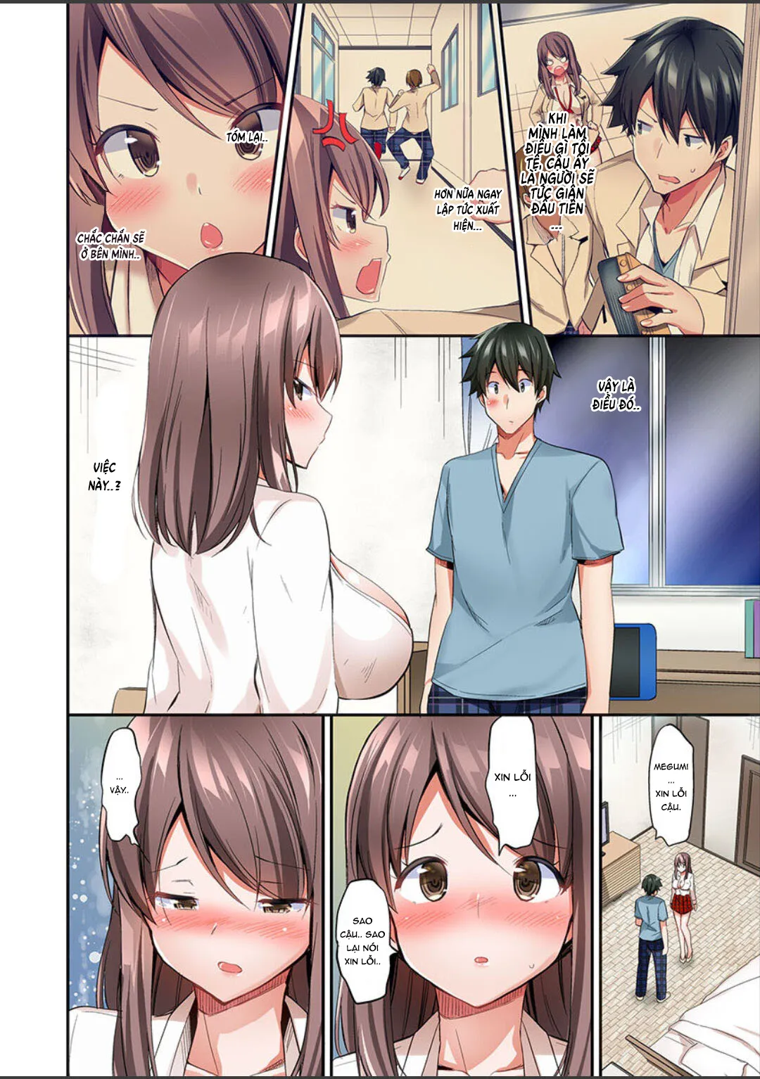 HentaiVN.net - Ảnh 17 - Câu chuyện dùng 1000man để chạm vào ngực! [私、16時間イカされました…〜1分1万円のおっぱい募金に1000万円払った話] - Chap 4