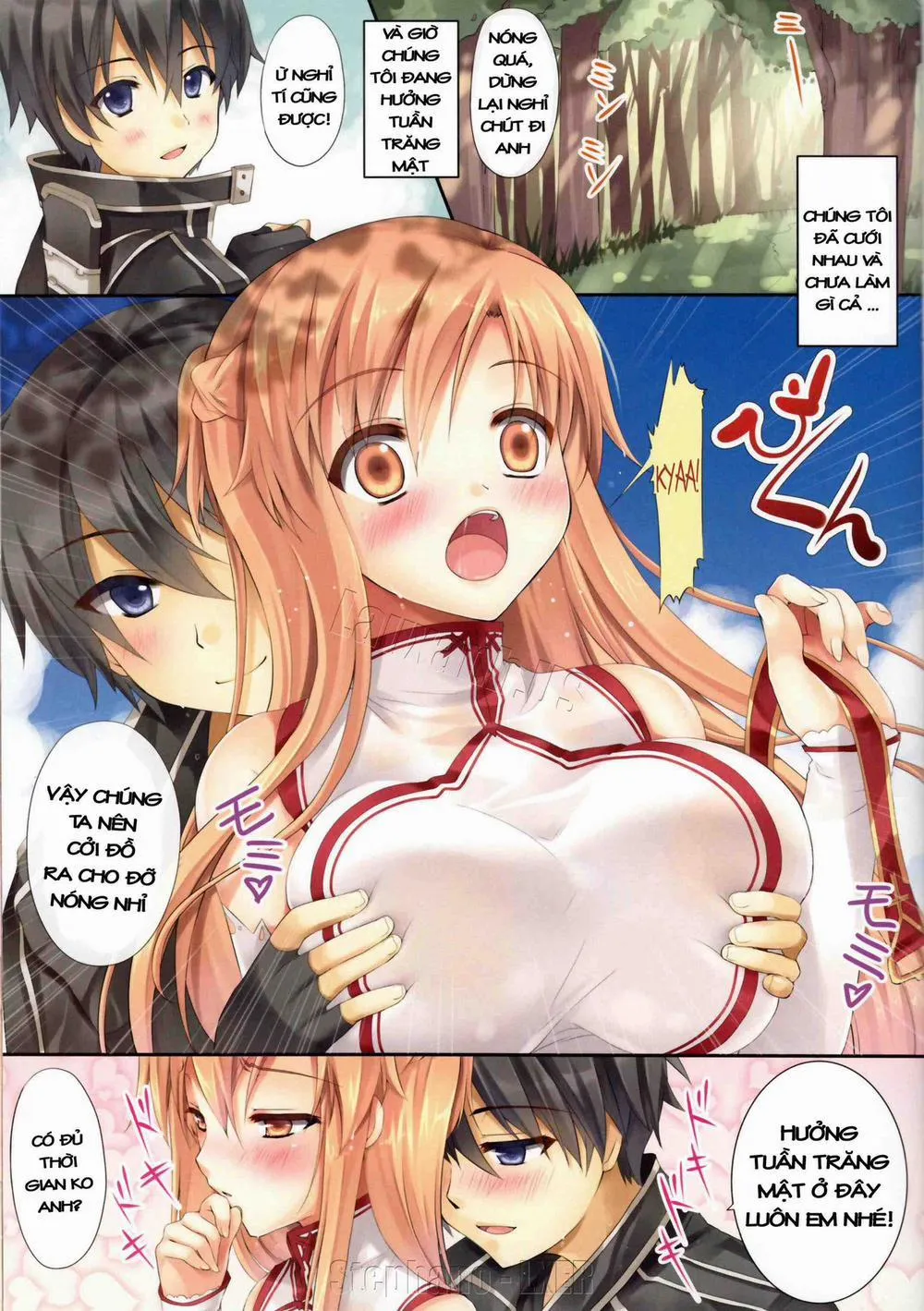 HentaiVN.net - Ảnh 2 - Himitsu No Shinkonryokou (Sword Art Online) - Chap 1