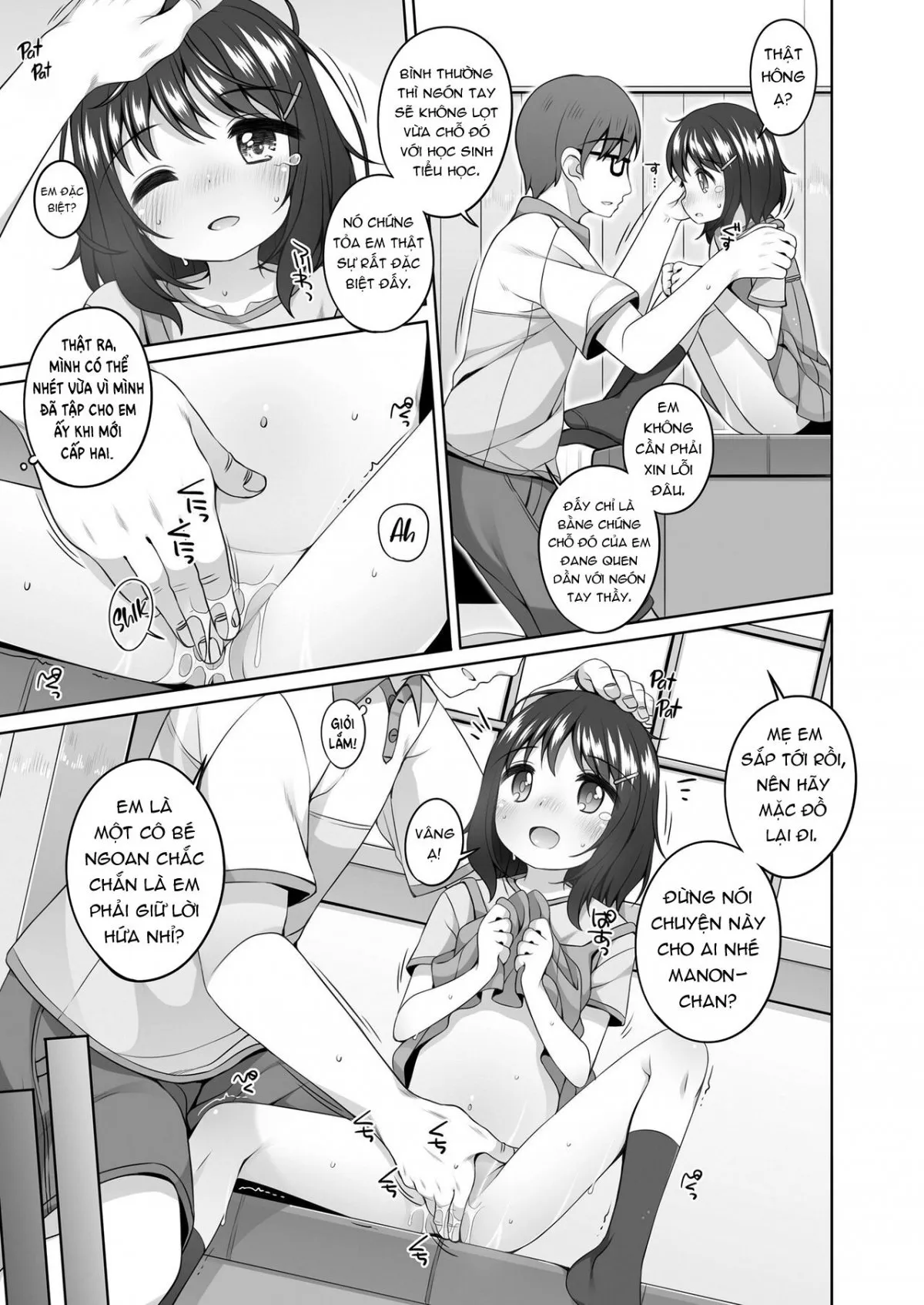 HentaiVN.net - Ảnh 7 - Trước khi mẹ tới rước em! [Before Mommy Comes Pick you Up! ; Omukae ga Kuru Mae ni] - Chap 1