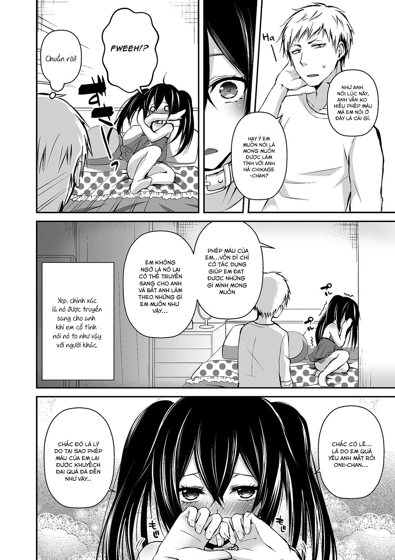 HentaiVN.net - Ảnh 8 - Boku no Onaka Ippai ni Nakadashi Sex Surun desho? - Chap 1