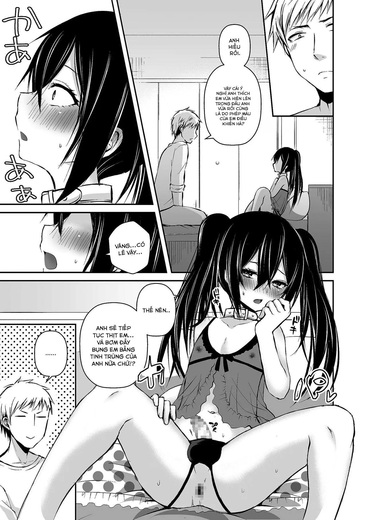 HentaiVN.net - Ảnh 9 - Boku no Onaka Ippai ni Nakadashi Sex Surun desho? - Chap 1