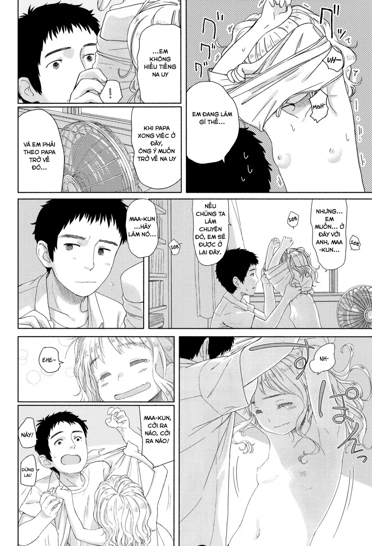 HentaiVN.net - Ảnh 8 - Cô bạn Loli dễ thương [Ohisama wa Mawaru] - Chap 1