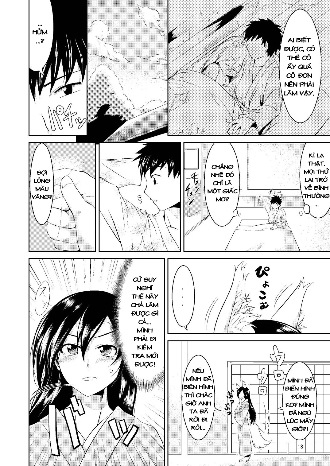 HentaiVN.net - Ảnh 19 - Kitsune no Yomeiri [Fox's Wedding] - Chap 1