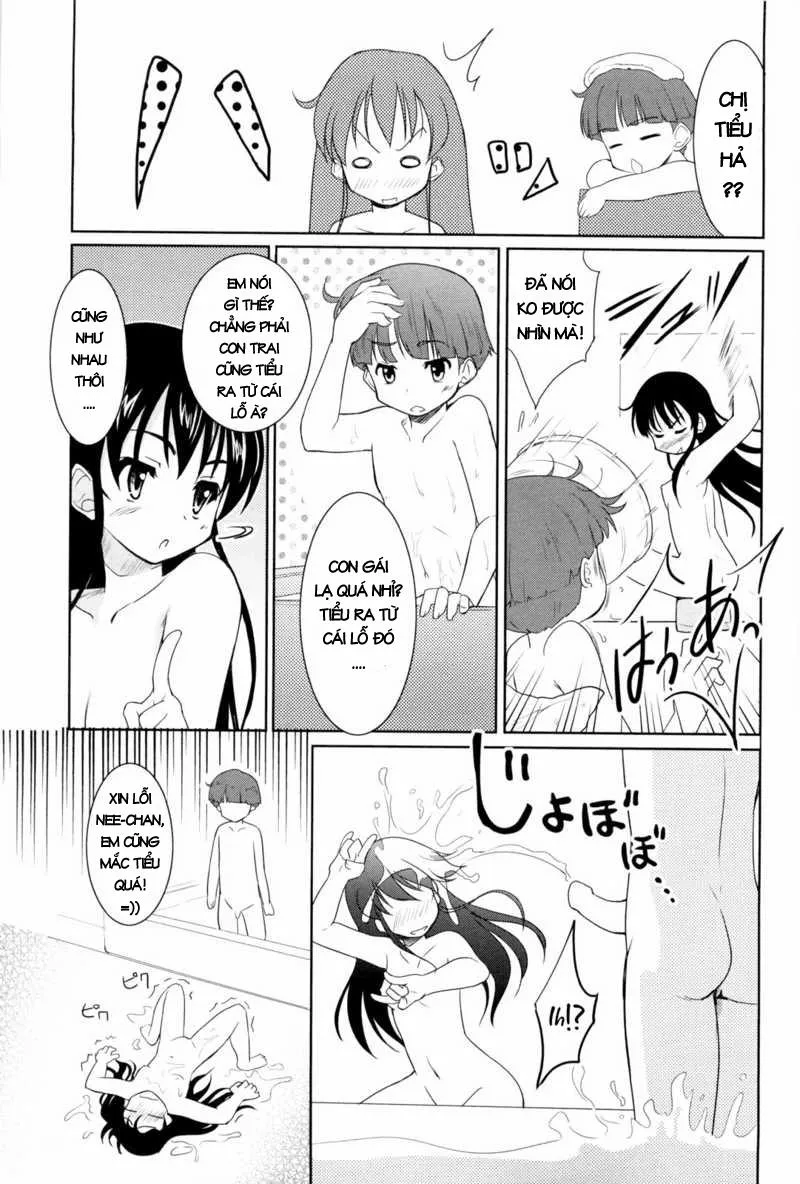 HentaiVN.net - Ảnh 5 - Bathing With My Sister - Chap 1