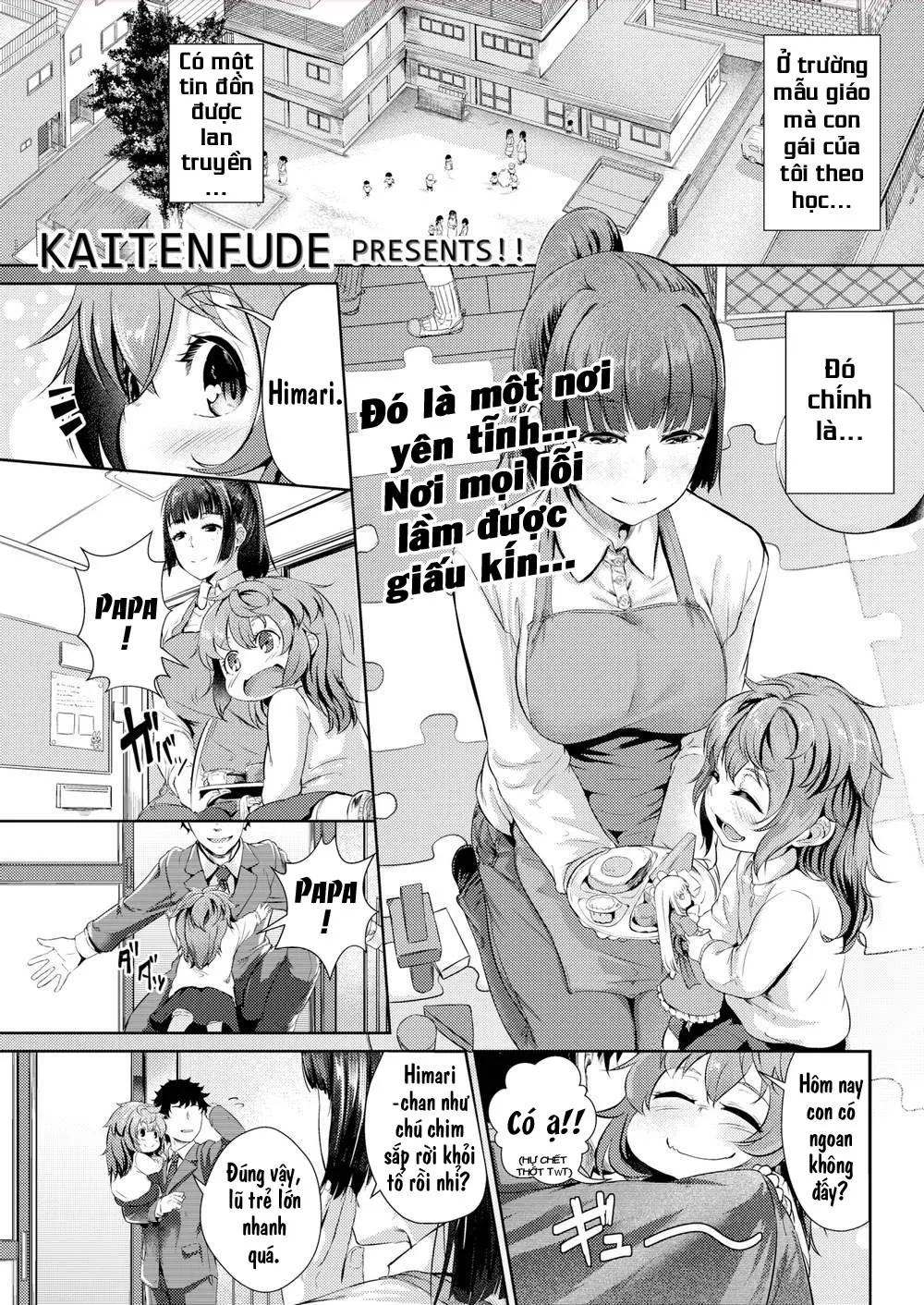 HentaiVN.net - Ảnh 4 - Trường Mẫu Giáo Trụy Lạc. [Garden of Corruption] - Chap 1