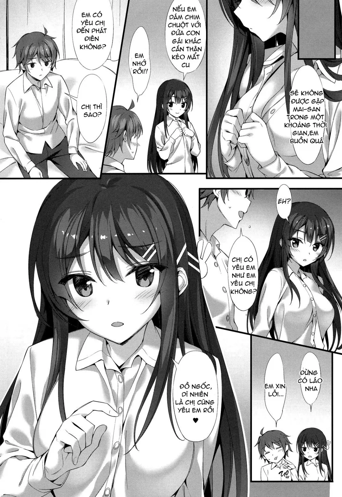 HentaiVN.net - Ảnh 22 - Mai Senpai to Ichatsukitai (Seishun Buta Yarou wa Bunny Girl Senpai no Yume wo Minai) - Chap 1