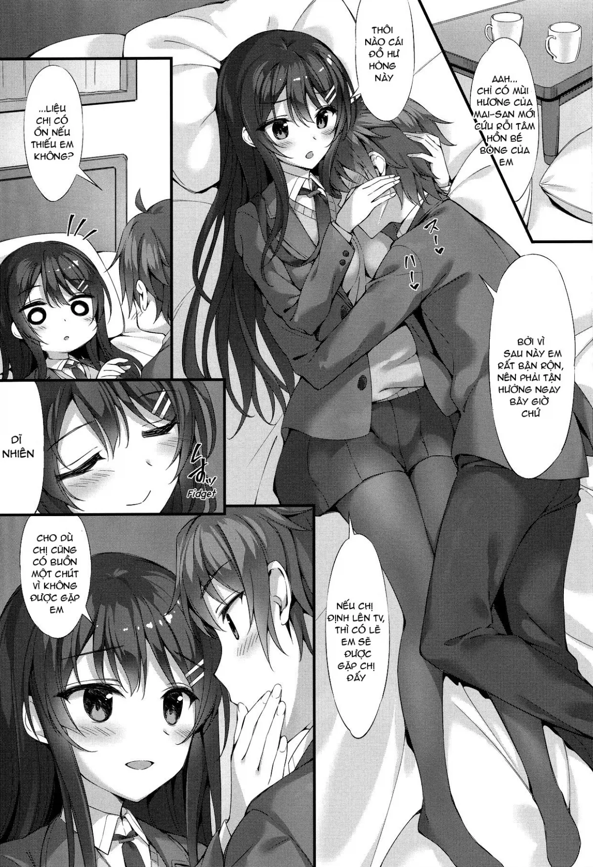 HentaiVN.net - Ảnh 4 - Mai Senpai to Ichatsukitai (Seishun Buta Yarou wa Bunny Girl Senpai no Yume wo Minai) - Chap 1