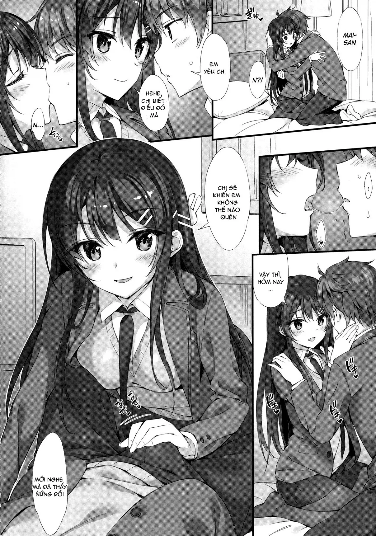HentaiVN.net - Ảnh 5 - Mai Senpai to Ichatsukitai (Seishun Buta Yarou wa Bunny Girl Senpai no Yume wo Minai) - Chap 1