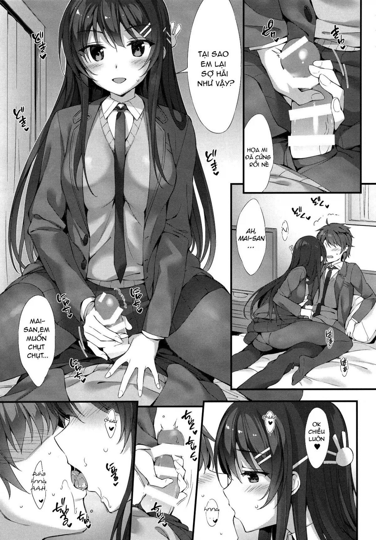 HentaiVN.net - Ảnh 6 - Mai Senpai to Ichatsukitai (Seishun Buta Yarou wa Bunny Girl Senpai no Yume wo Minai) - Chap 1