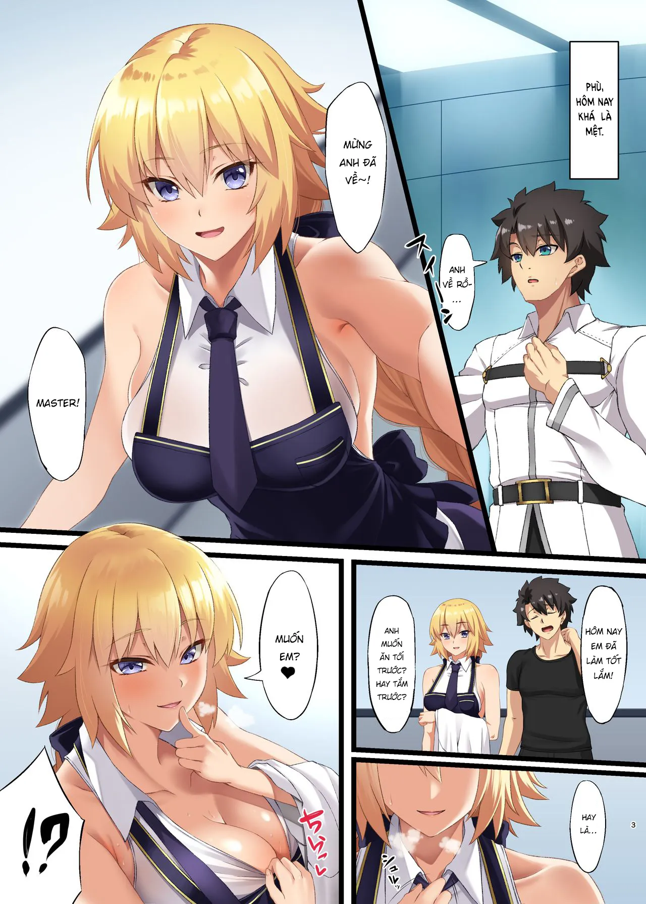 HentaiVN.net - Ảnh 4 - Jeanne hư hỏng [FDO Fate/Dosukebe Order VOL.W] - Chap 1