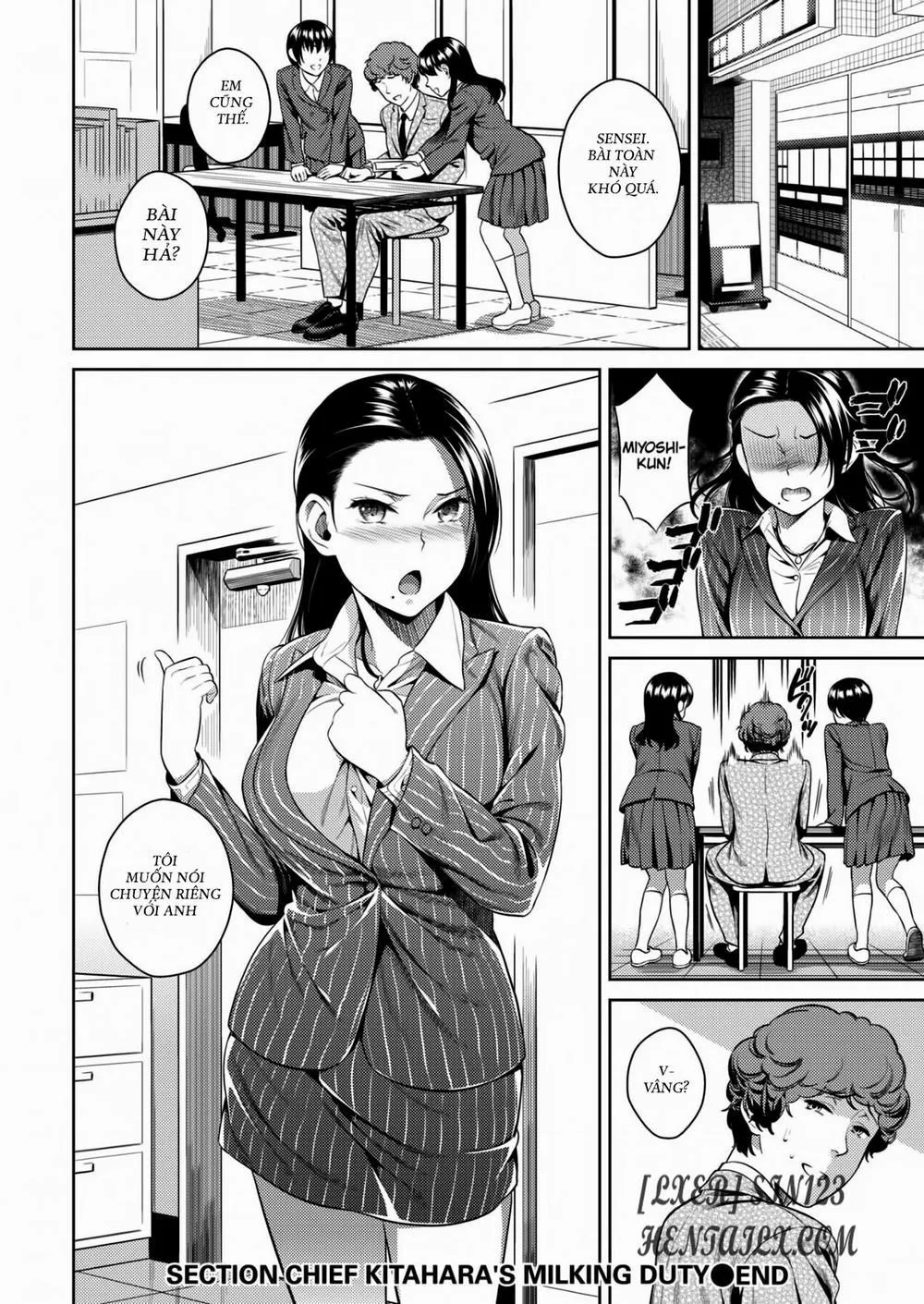 HentaiVN.net - Ảnh 18 - Section Chief Kitahara Milking Duty - Chap 1