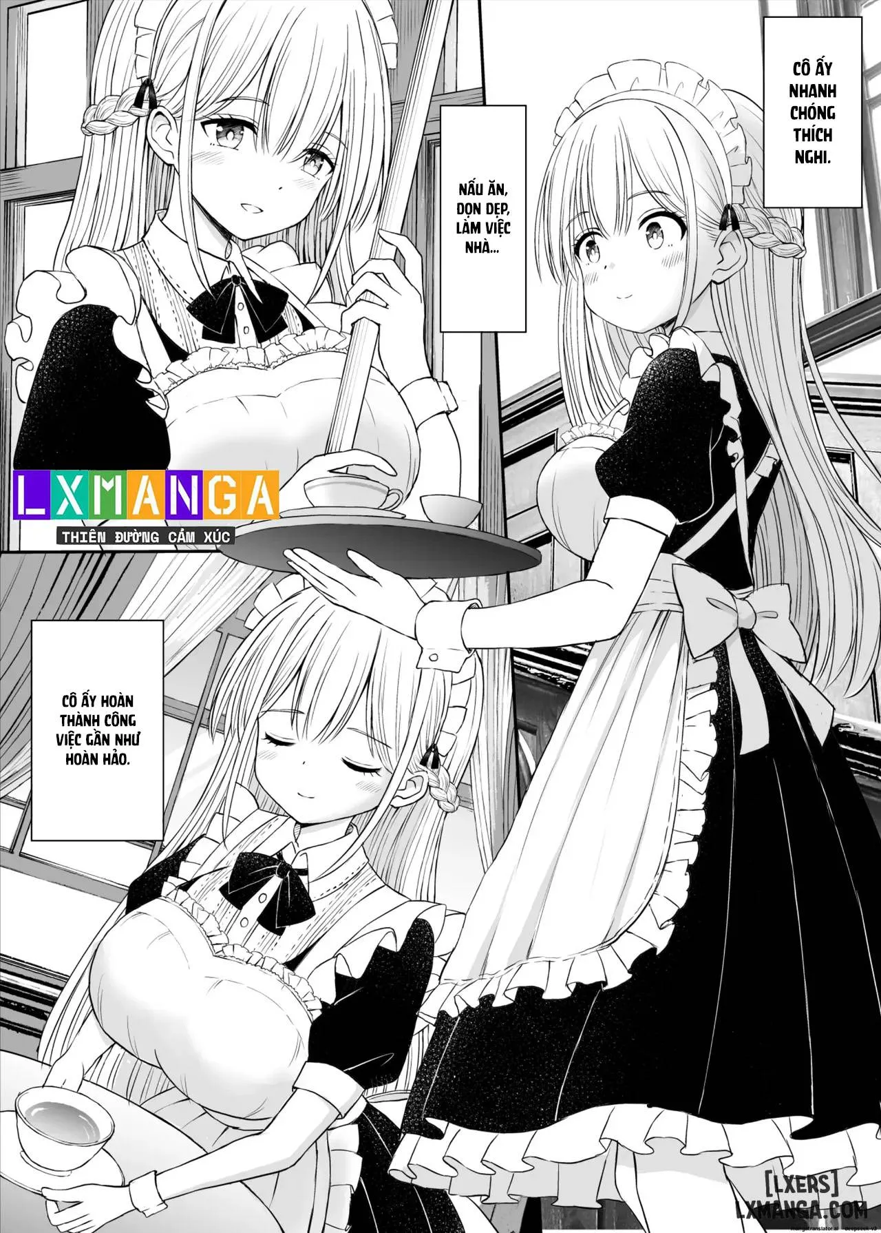HentaiVN.net - Ảnh 11 - Yawaraka Maid no Gohoushi Sex - Chap 1