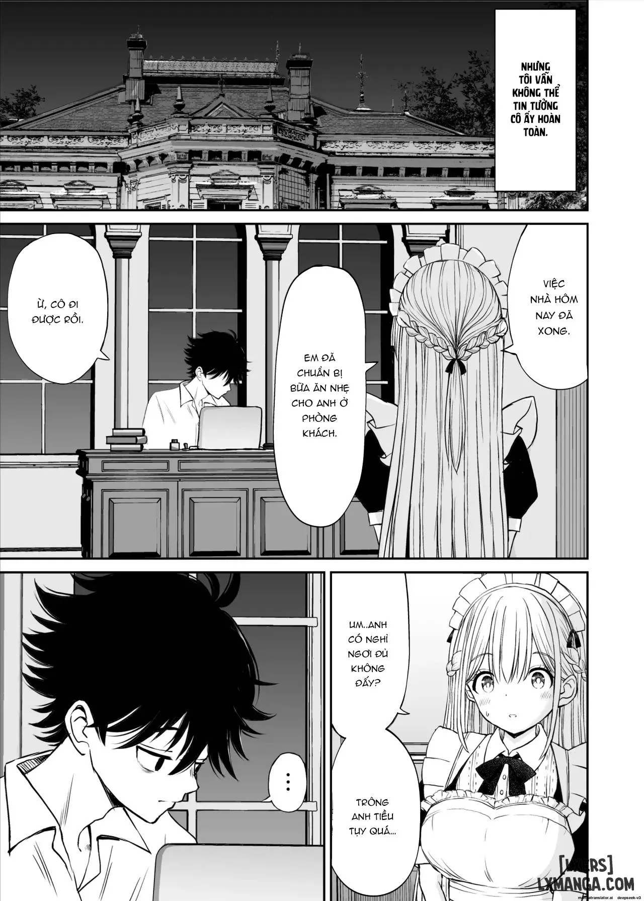 HentaiVN.net - Ảnh 12 - Yawaraka Maid no Gohoushi Sex - Chap 1