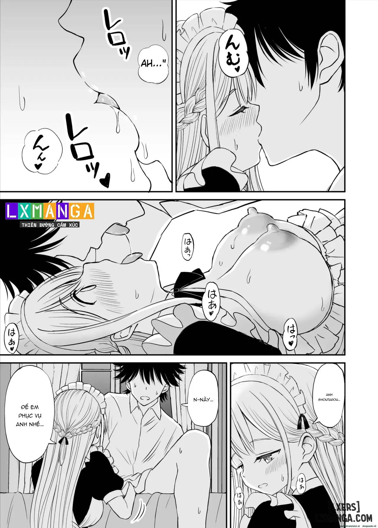 HentaiVN.net - Ảnh 26 - Yawaraka Maid no Gohoushi Sex - Chap 1
