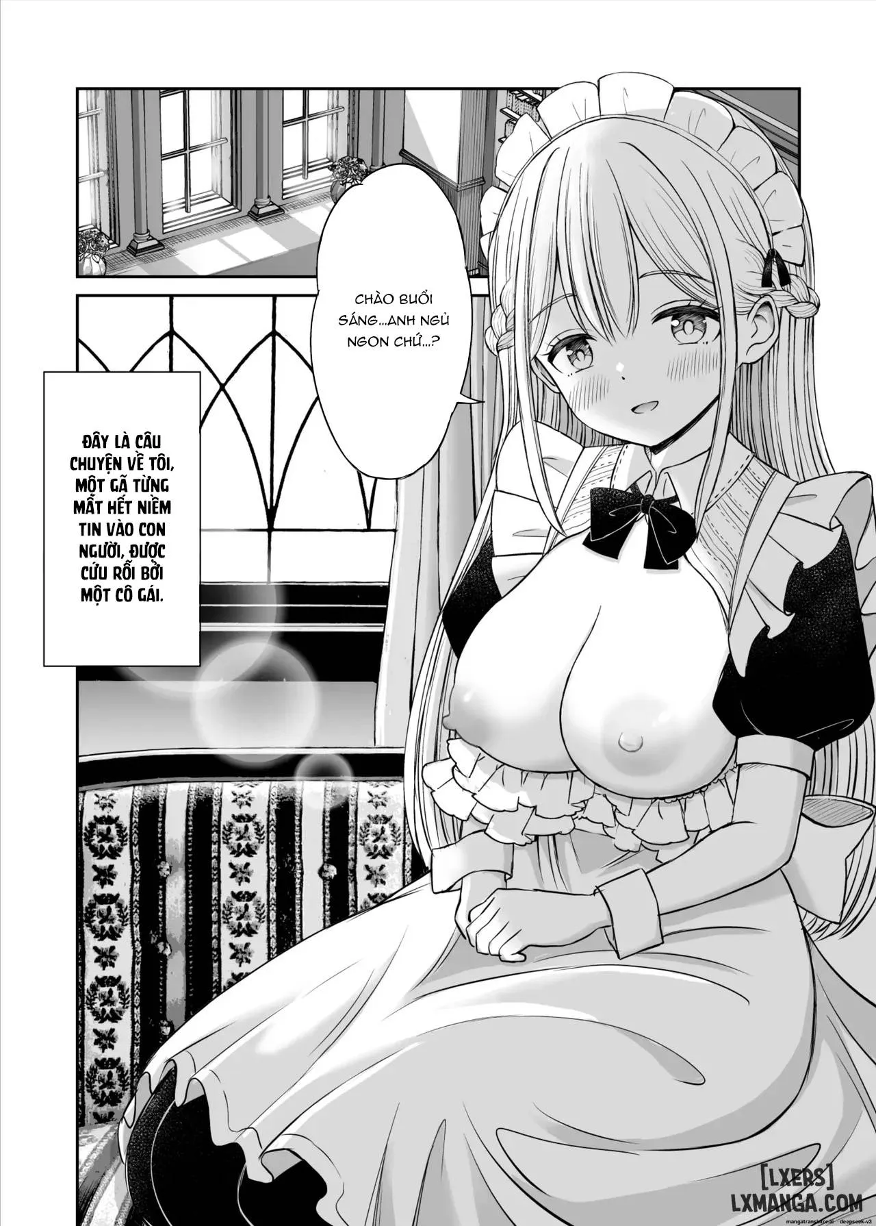 HentaiVN.net - Ảnh 4 - Yawaraka Maid no Gohoushi Sex - Chap 1