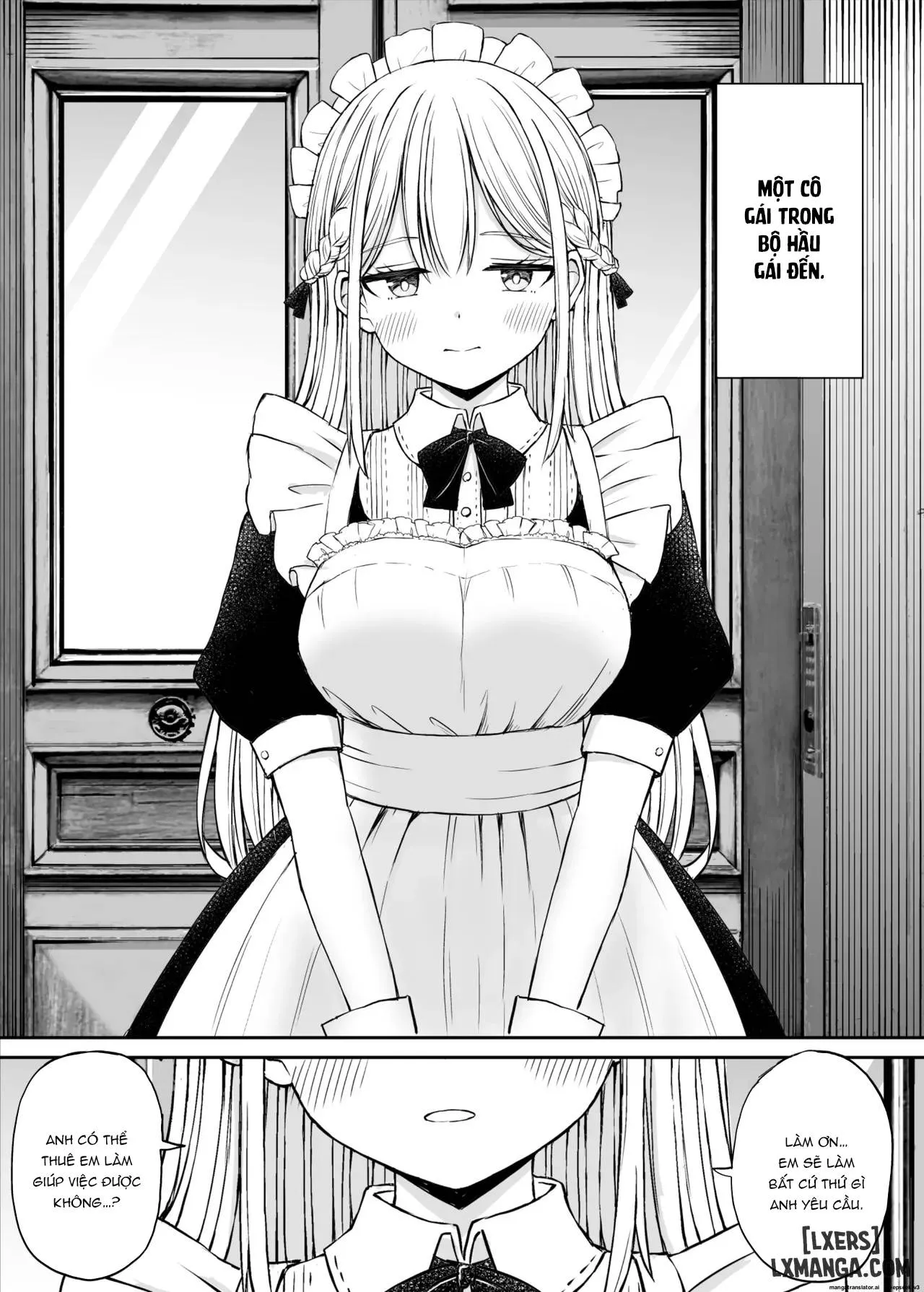 HentaiVN.net - Ảnh 6 - Yawaraka Maid no Gohoushi Sex - Chap 1