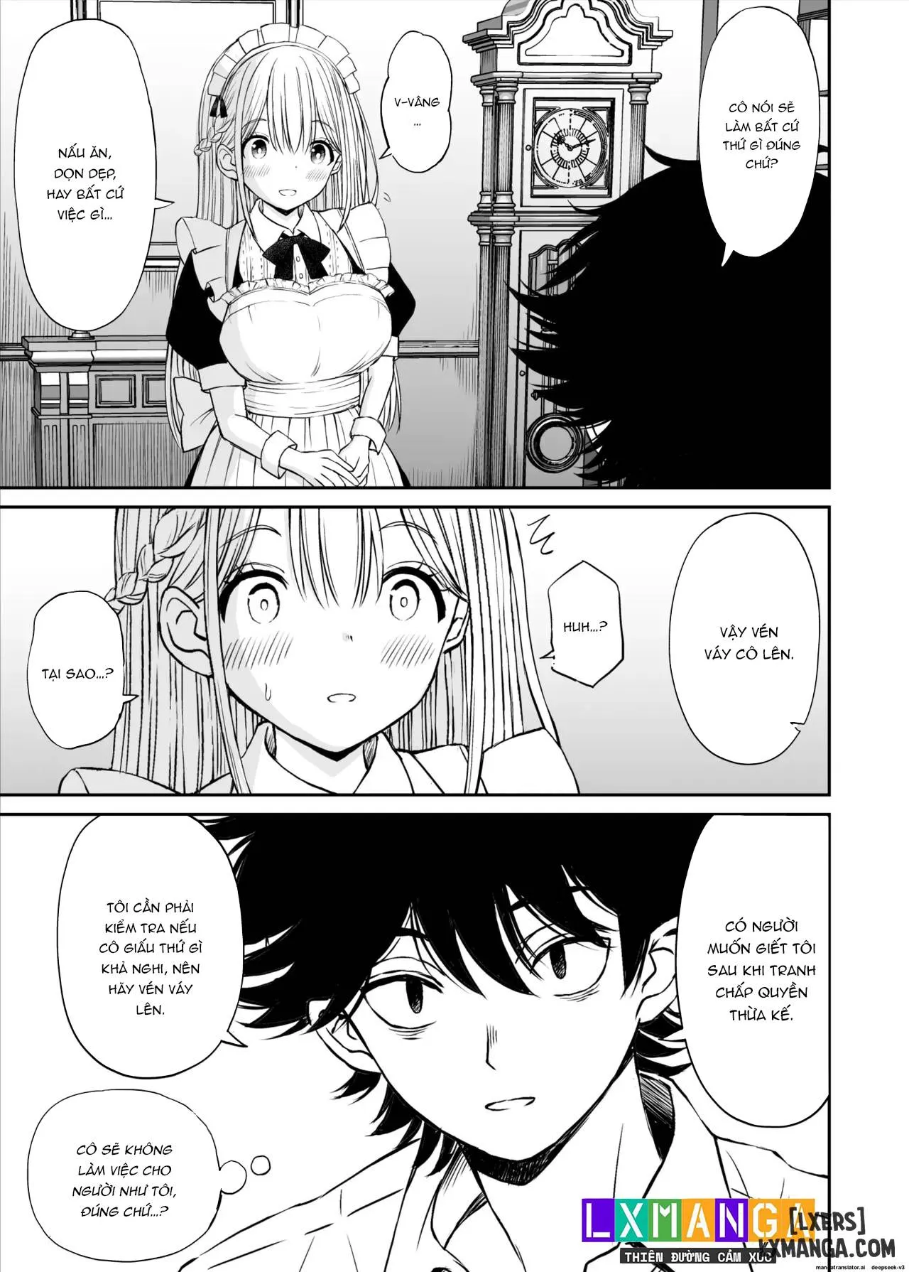 HentaiVN.net - Ảnh 8 - Yawaraka Maid no Gohoushi Sex - Chap 1