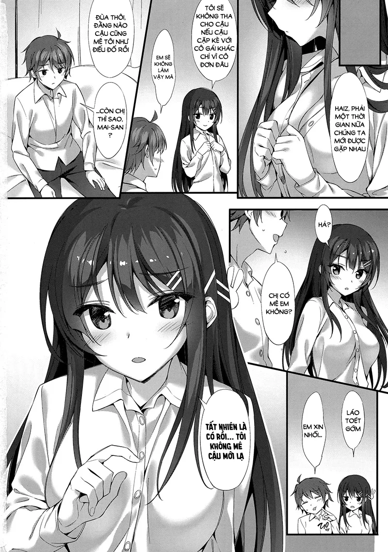 HentaiVN.net - Ảnh 22 - Em muốn chơi Mai-senpai [Mai Senpai to Ichatsukitai; I Want to Flirt With Mai-senpai] - Chap 1