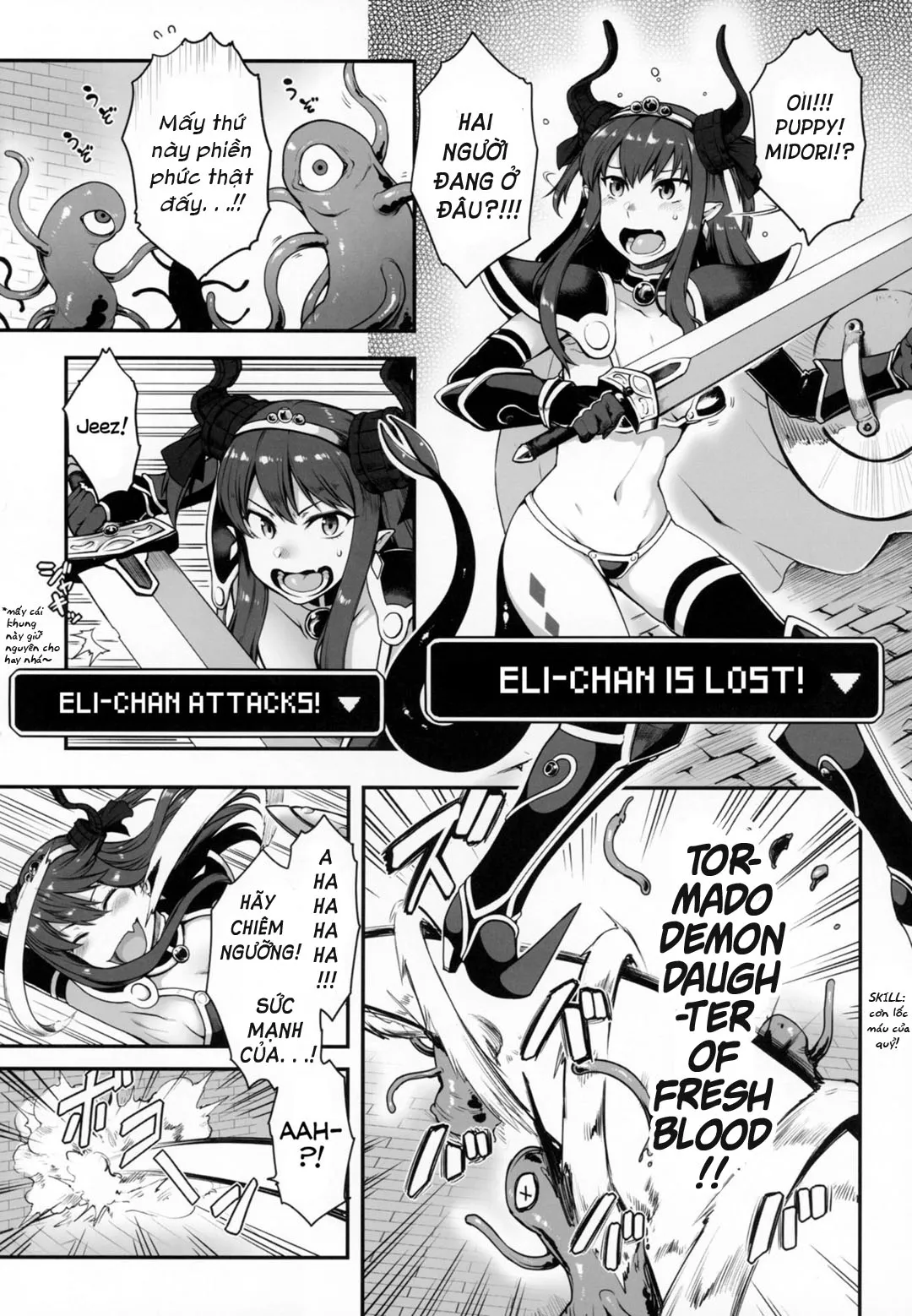 HentaiVN.net - Ảnh 4 - Yuusha Daihaiboku EX - Chap 1
