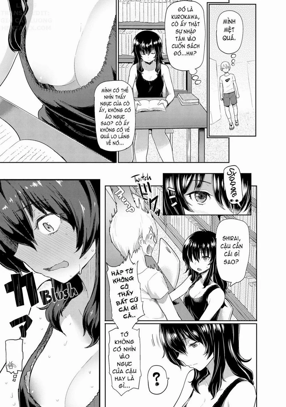 HentaiVN.net - Ảnh 4 - The Quiet Library Girl - Chap 1