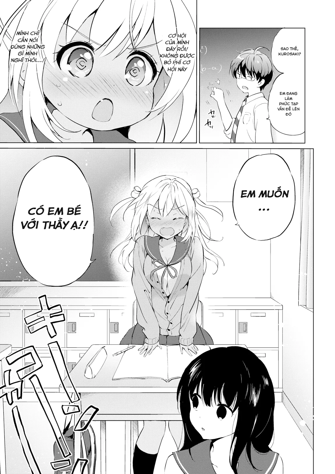HentaiVN.net - Ảnh 5 - Thầy ơi! Em yêu thầy!! [Love Me Teacher] - Chap 1