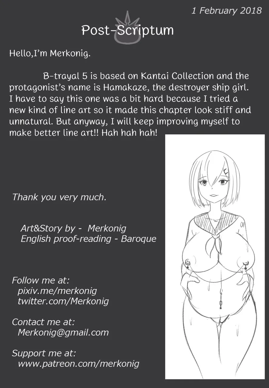 HentaiVN.net - Ảnh 14 - B-Trayal 5 (Kantai Collection, -KanColle-) - Chap 1