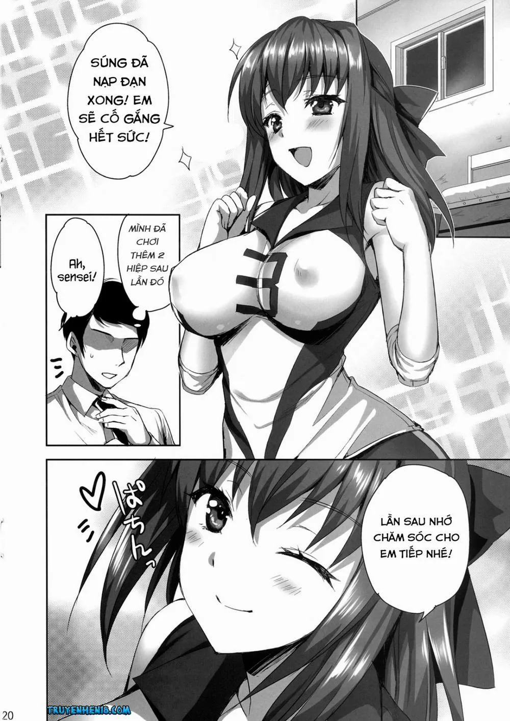 HentaiVN.net - Ảnh 18 - Sensei, Choudai (Girls und Panzer) - Chap 1
