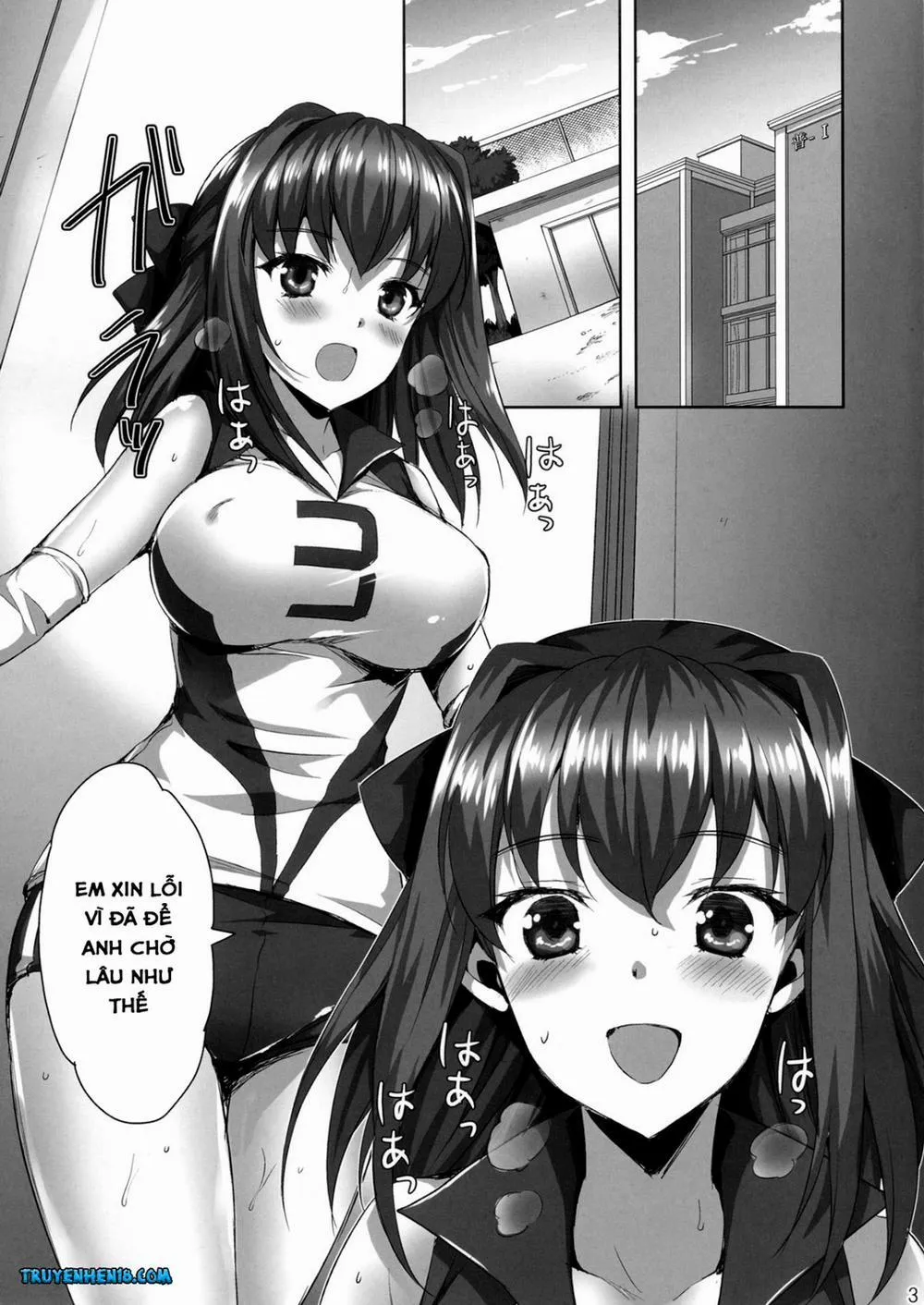 HentaiVN.net - Ảnh 3 - Sensei, Choudai (Girls und Panzer) - Chap 1