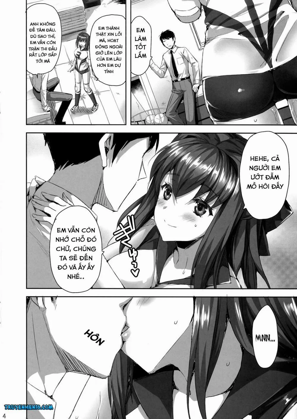 HentaiVN.net - Ảnh 4 - Sensei, Choudai (Girls und Panzer) - Chap 1
