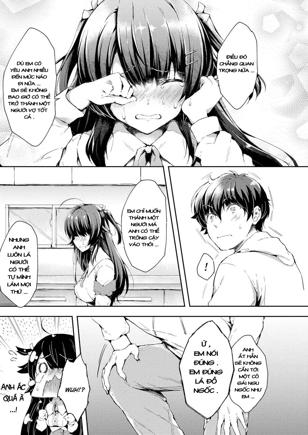 HentaiVN.net - Ảnh 7 - Em muốn làm vợ anh [I Want To Be Your Wife !] - Chap 1
