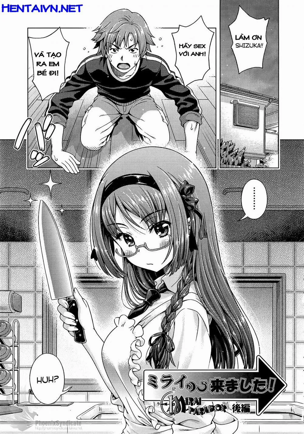 HentaiVN.net - Ảnh 35 - Mirai kara kimashita! - Chap 1