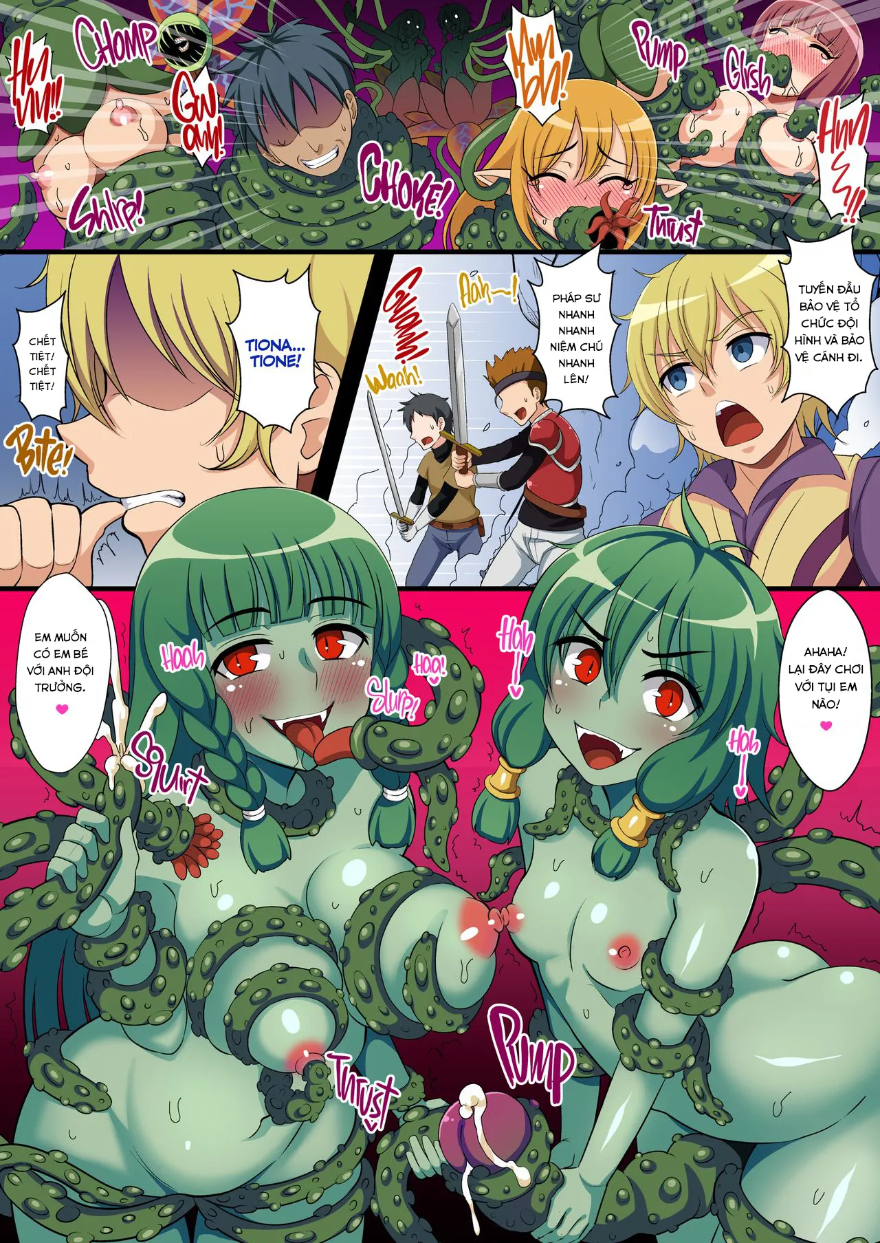 HentaiVN.net - Ảnh 20 - Amazoness Chocolate Knight Tione - Chap 1
