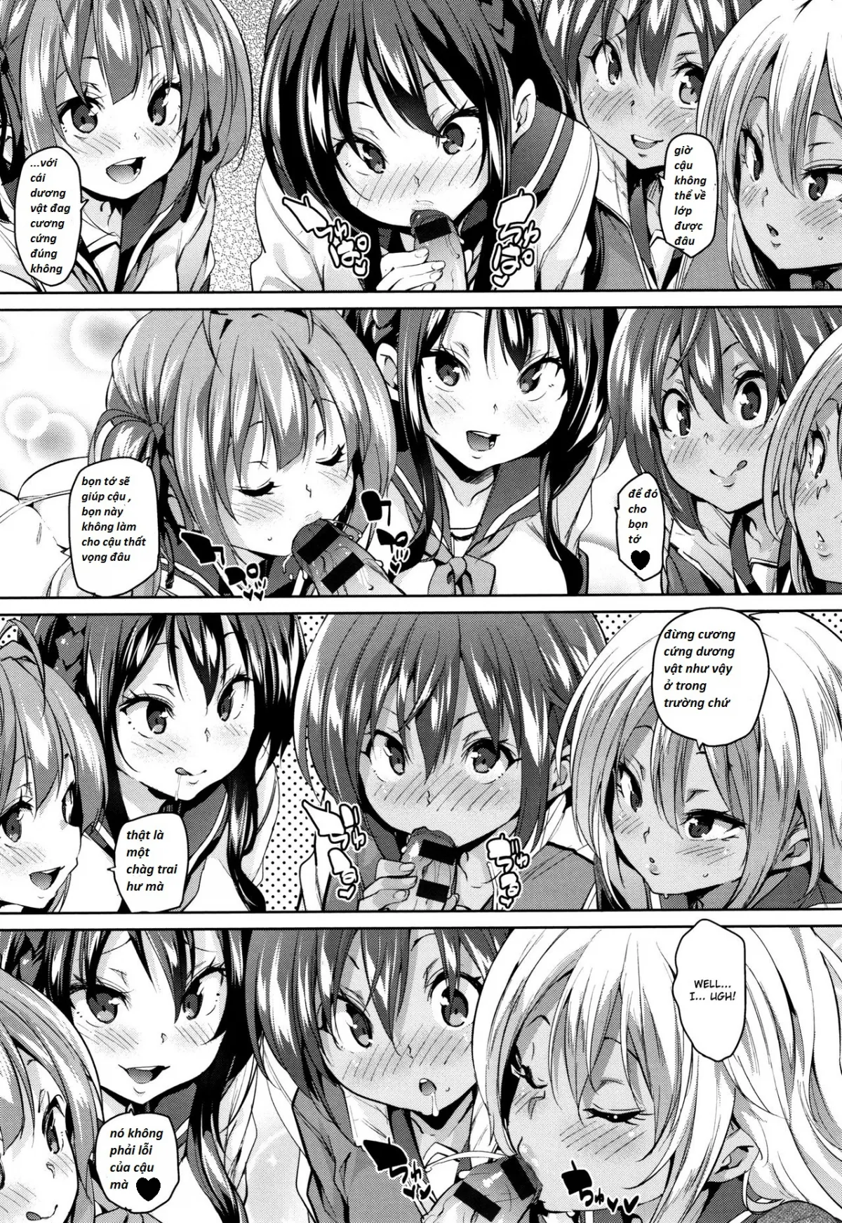 HentaiVN.net - Ảnh 20 - Shita no Okuchi de Chu ♥ Chu ♥ Shiyo Let's Kiss With The Lower ♥ Mouth - Chap 1