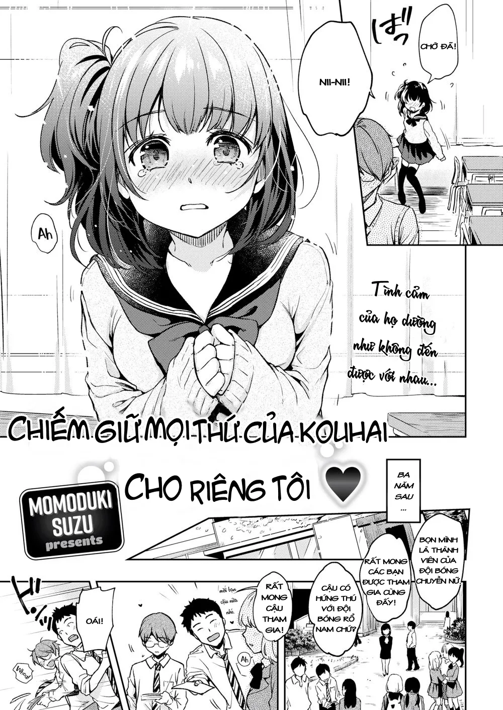 HentaiVN.net - Ảnh 3 - Chiếm Giữ Mọi Thứ Của Kouhai Cho Riêng Tôi ❤ - Chap 1