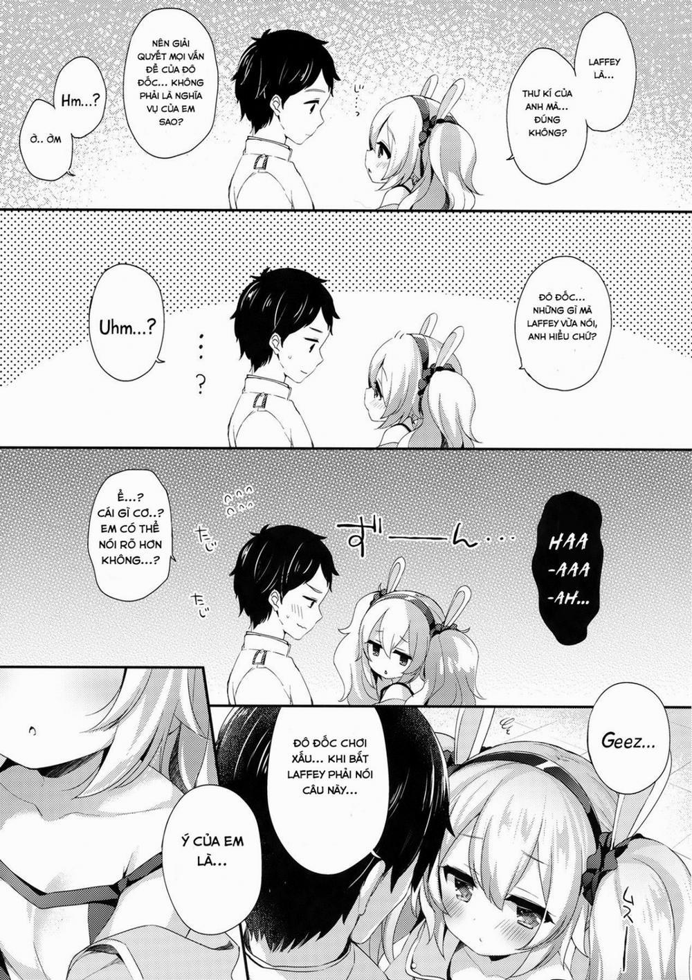 HentaiVN.net - Ảnh 6 - Commander, Will You... With Laffey? (Azur Lane) [Đô đốc, anh.. sẽ làm với Laffy chứ ?; Shikikan, Laffey To… Suru?] - Chap 1