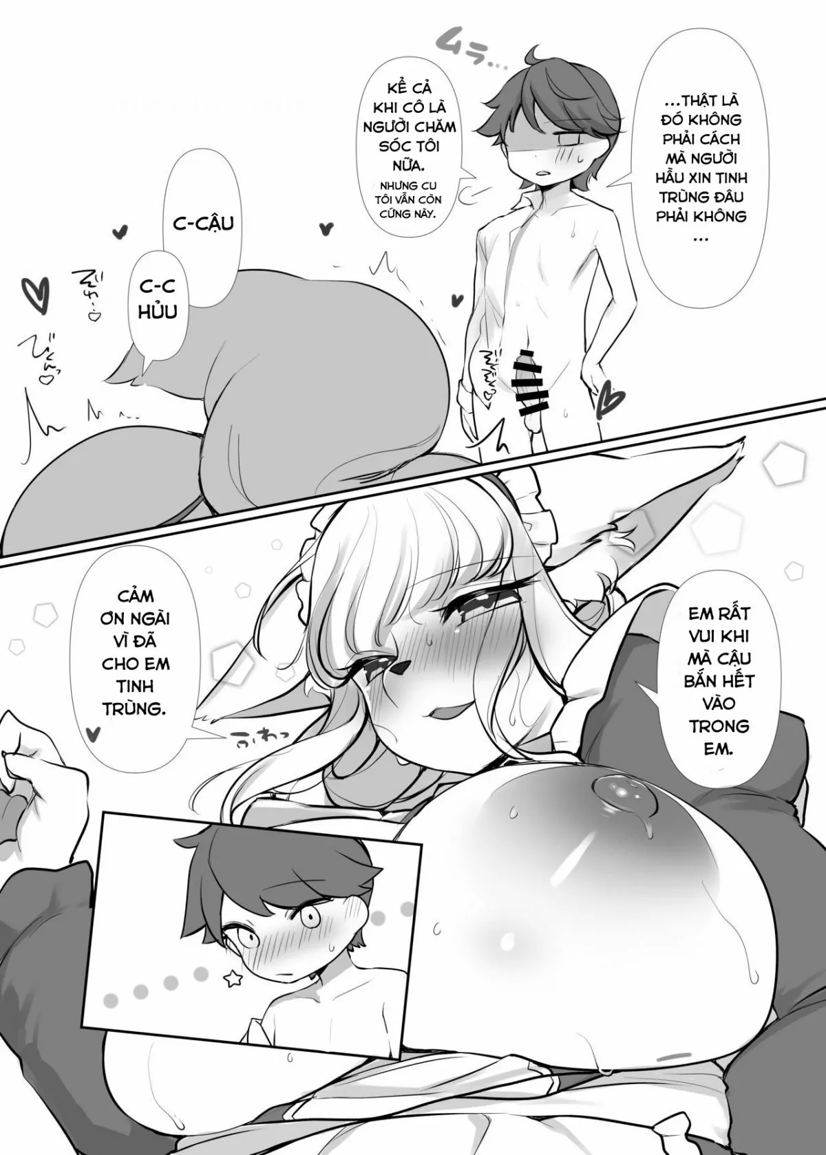 HentaiVN.net - Ảnh 10 - Hầu gái furry nhà tôi - Chap 1
