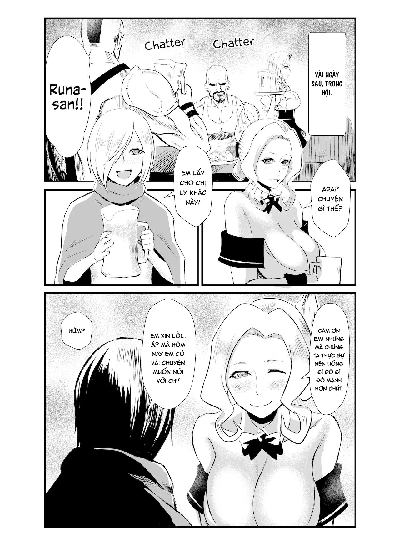 HentaiVN.net - Ảnh 19 - Cô gái lễ tân và nhà mạo hiểm trẻ. [Uketsukejou to Chiisana Boukensha | The Receptionist and the Little Adventurer; 受付嬢と小さな冒険者] - Chap 1