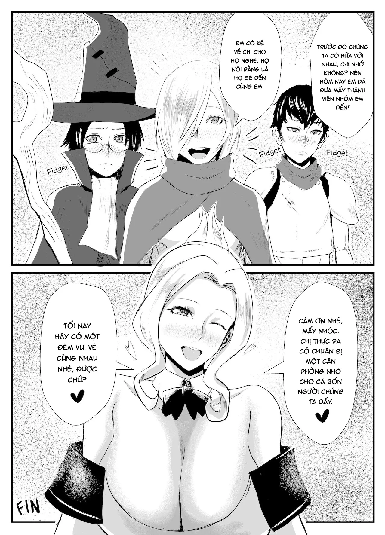 HentaiVN.net - Ảnh 20 - Cô gái lễ tân và nhà mạo hiểm trẻ. [Uketsukejou to Chiisana Boukensha | The Receptionist and the Little Adventurer; 受付嬢と小さな冒険者] - Chap 1