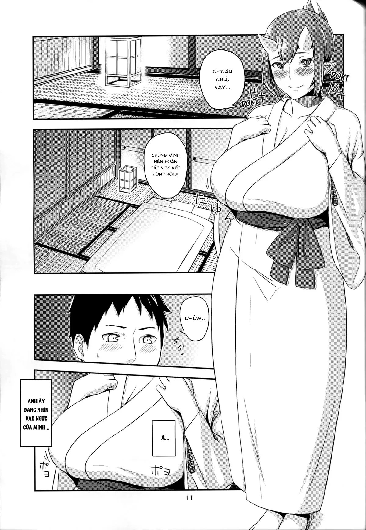 HentaiVN.net - Ảnh 10 - Oni no Himitsu [Oni's Secret; Bí Mật Của Oni] - Chap 1