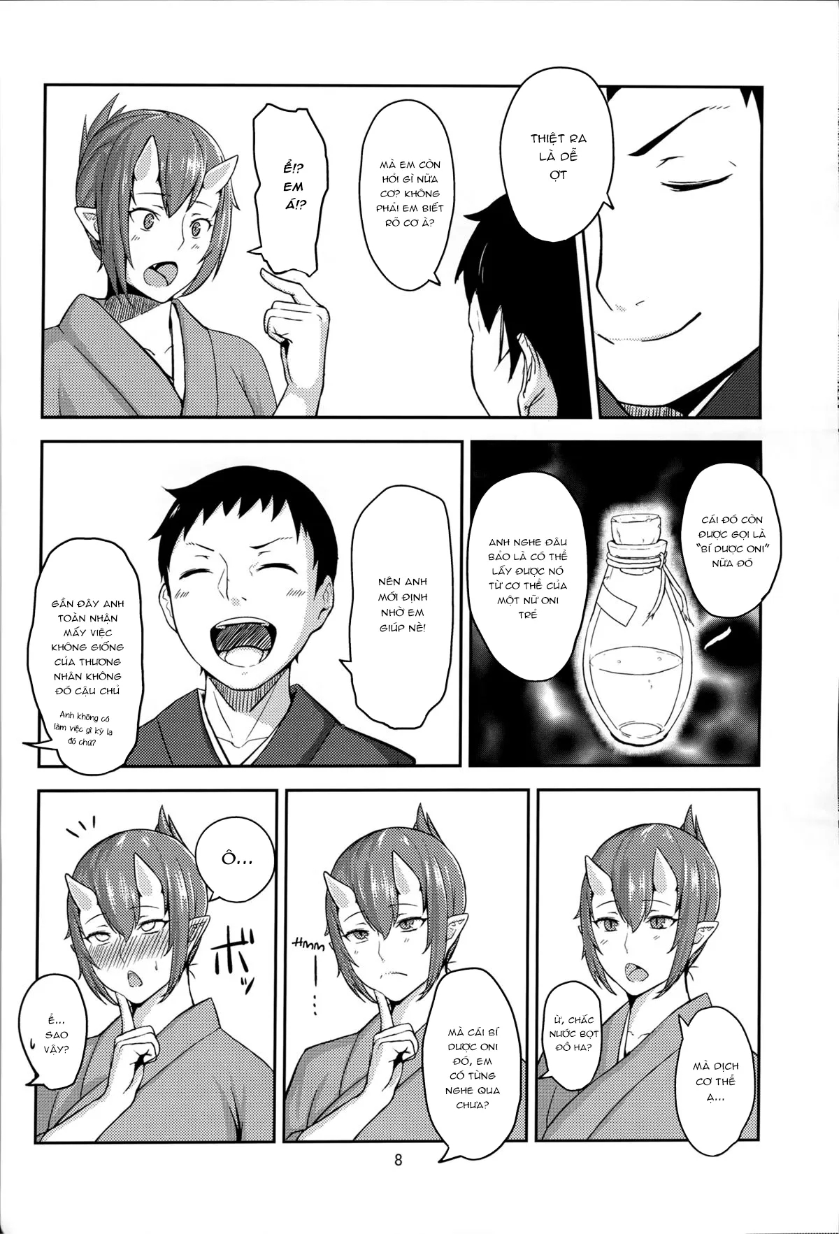 HentaiVN.net - Ảnh 7 - Oni no Himitsu [Oni's Secret; Bí Mật Của Oni] - Chap 1