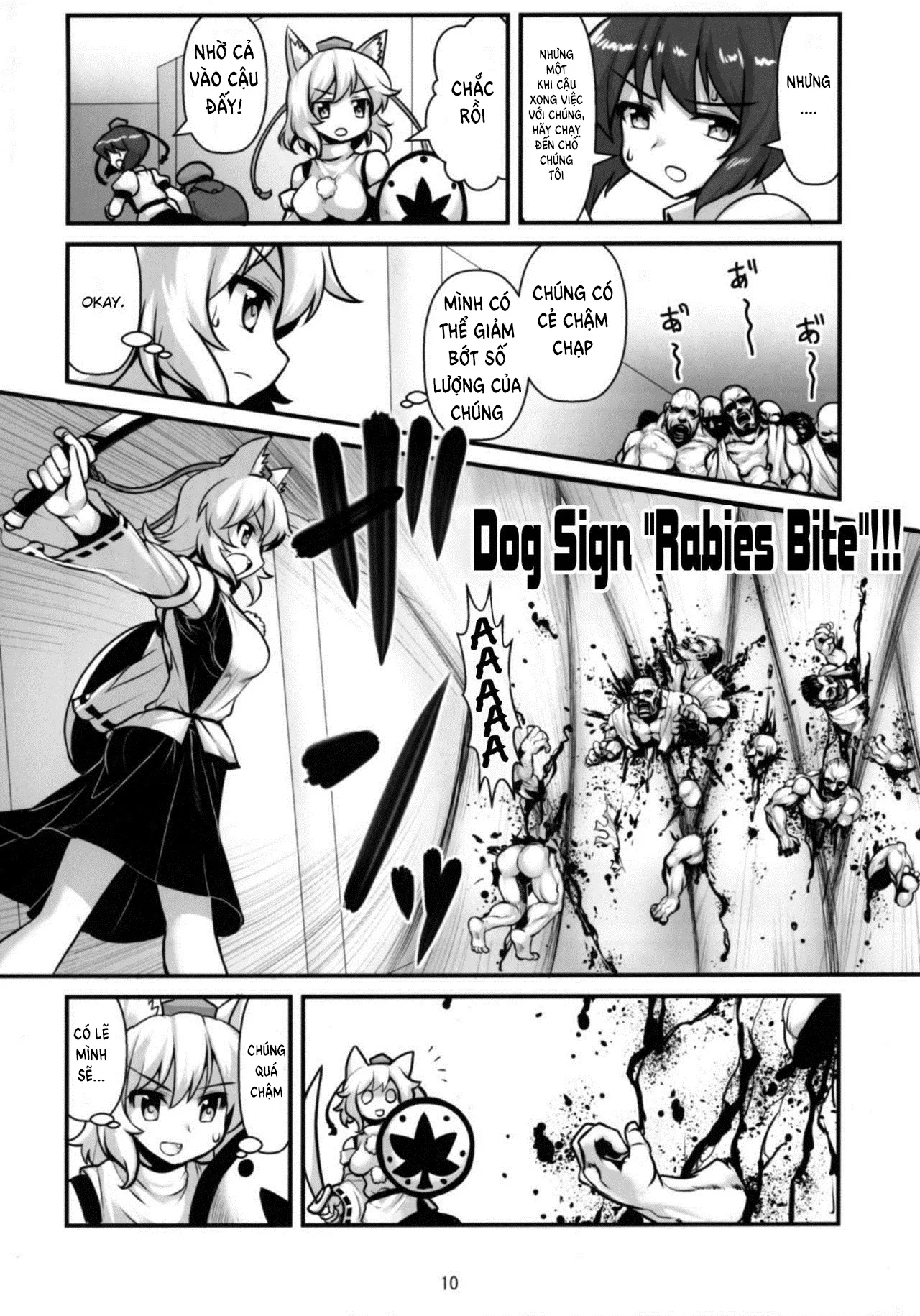 HentaiVN.net - Ảnh 12 - Tengu vs Bio Hazard Oji-san (Touhou Project) - Chap 1