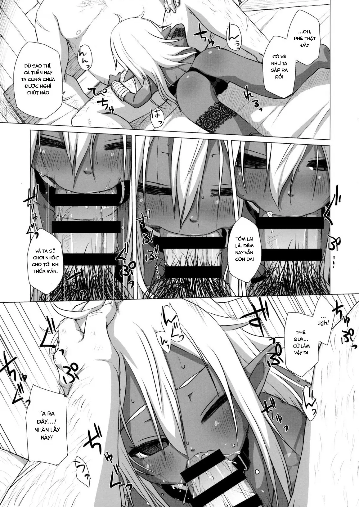 HentaiVN.net - Ảnh 10 - Dark Elf wa Enya ni Odoru - Chap 1