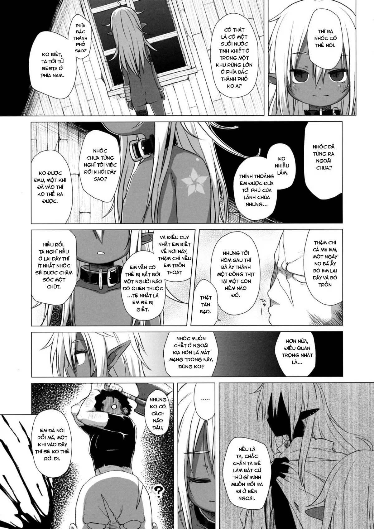 HentaiVN.net - Ảnh 20 - Dark Elf wa Enya ni Odoru - Chap 1