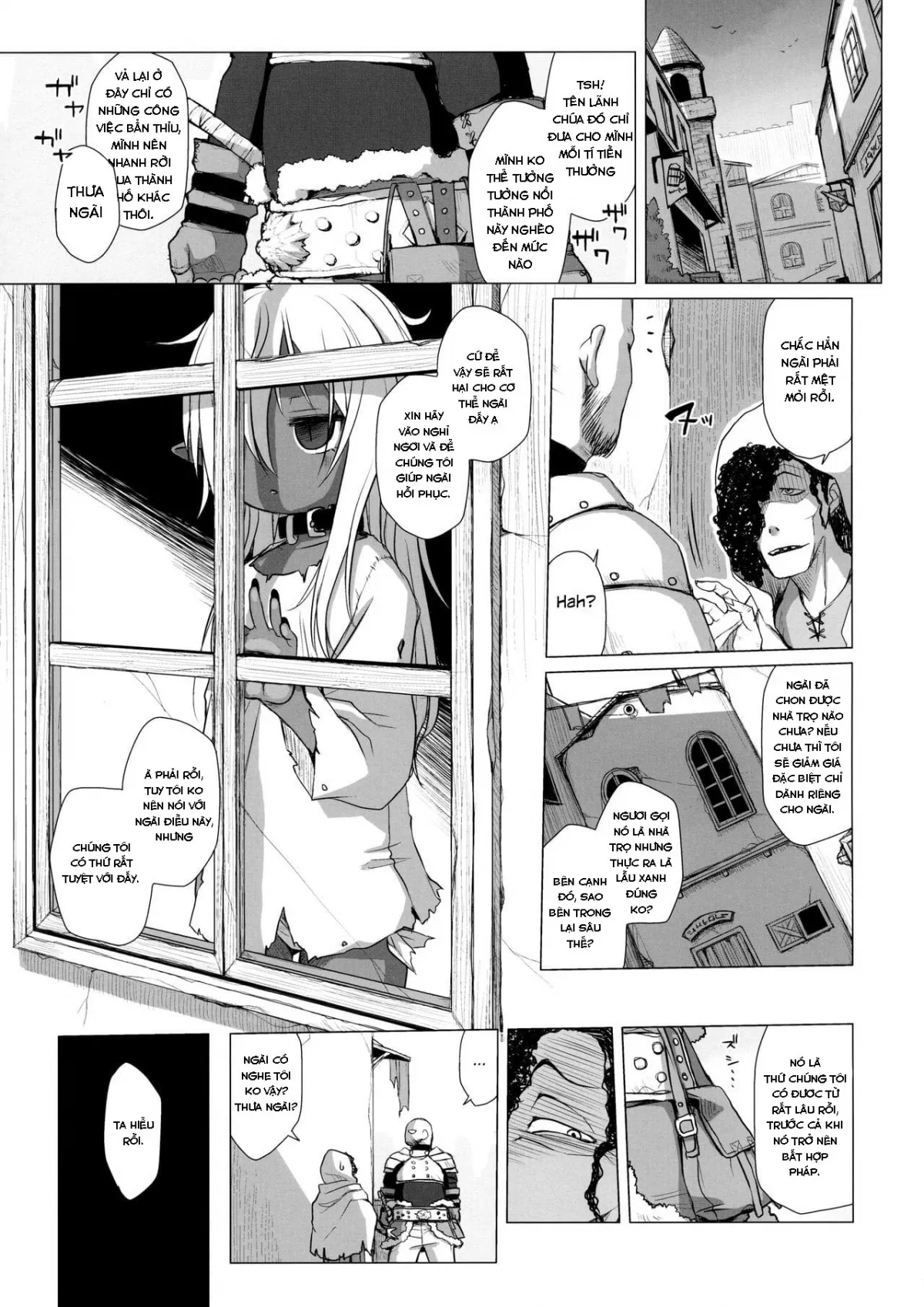 HentaiVN.net - Ảnh 4 - Dark Elf wa Enya ni Odoru - Chap 1