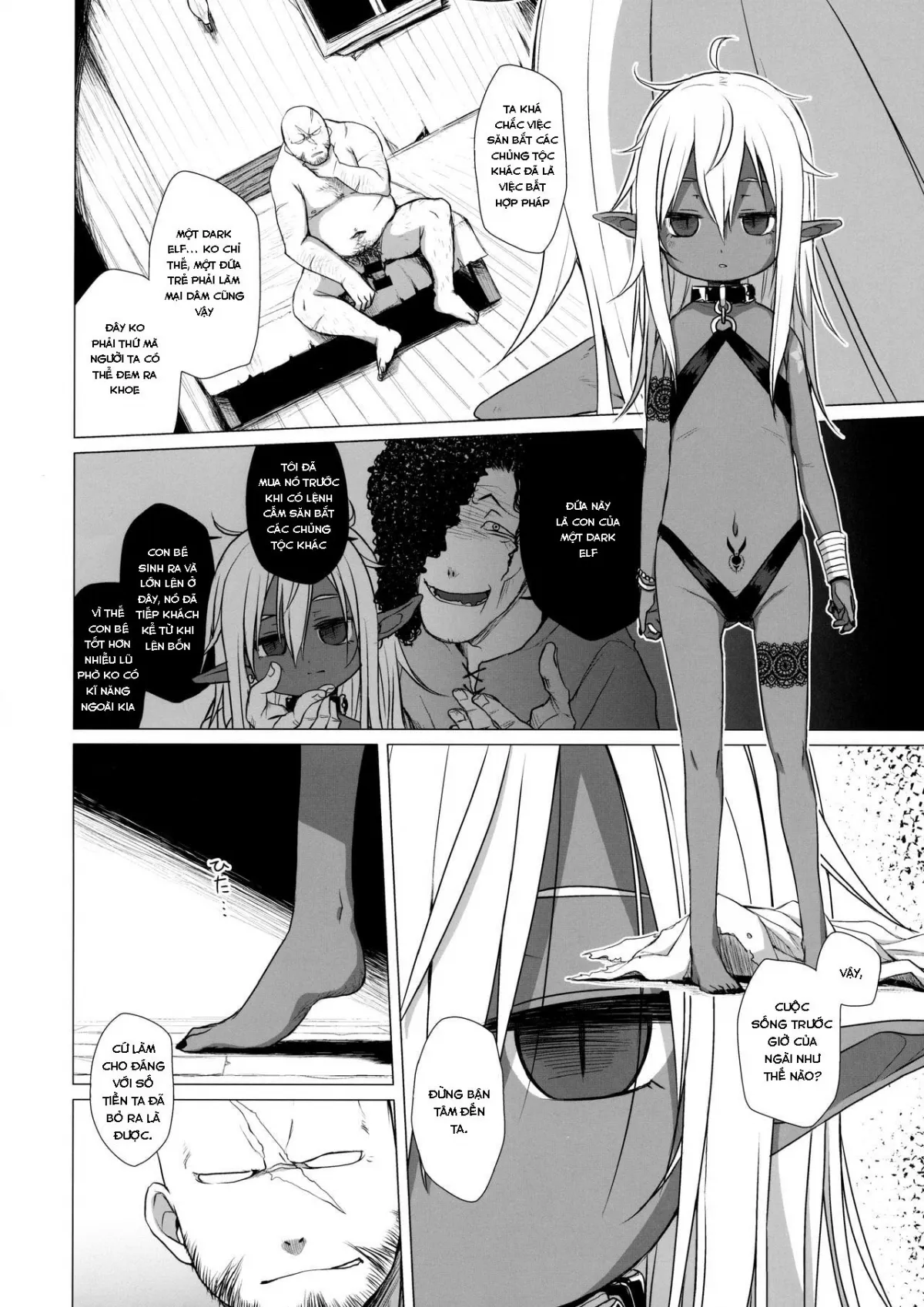 HentaiVN.net - Ảnh 5 - Dark Elf wa Enya ni Odoru - Chap 1